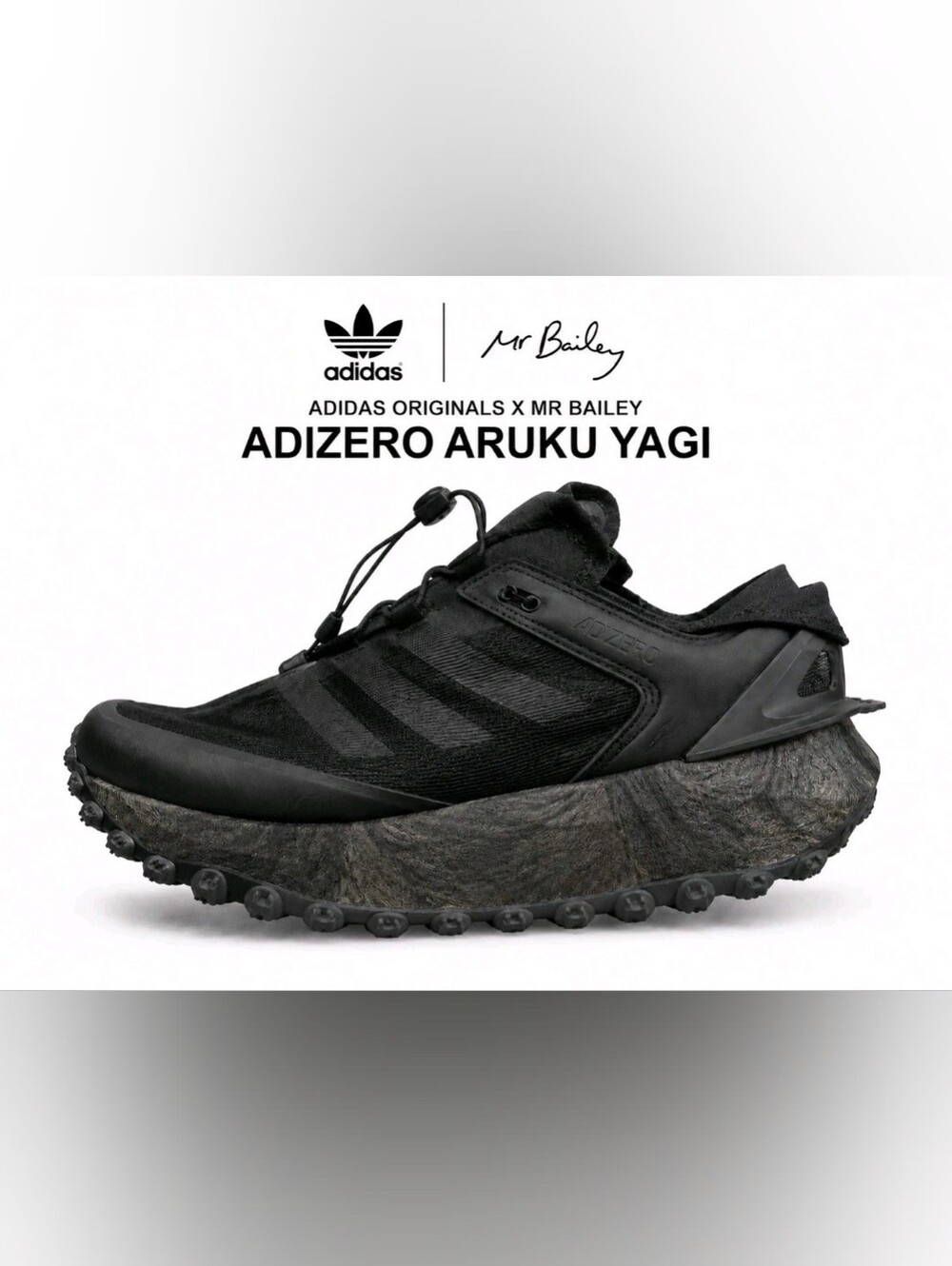 Adidas Mr. Bailey Adizero Aruku Yagi Y3 Black Kj3816 NWOB